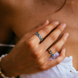 Paris Ring, Blue/Silver