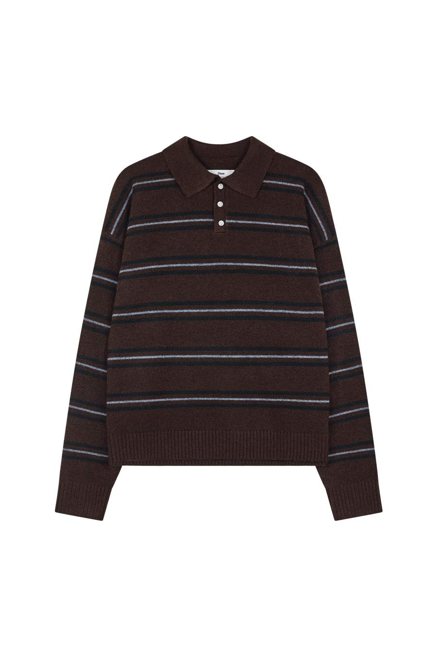 Myles Polo Knit, Brown – 33mm