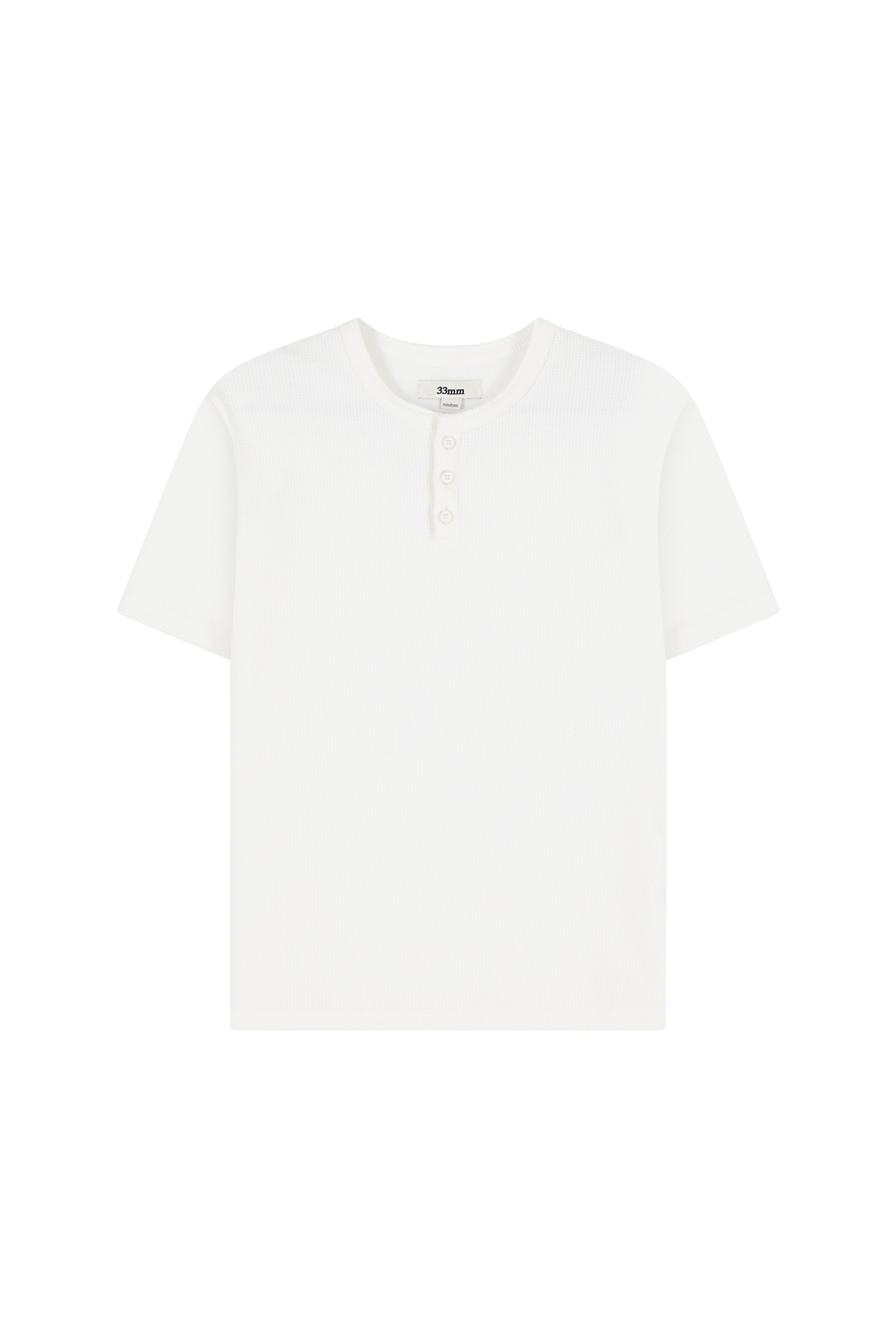 Nils Henley T-Shirt, White – 33mm