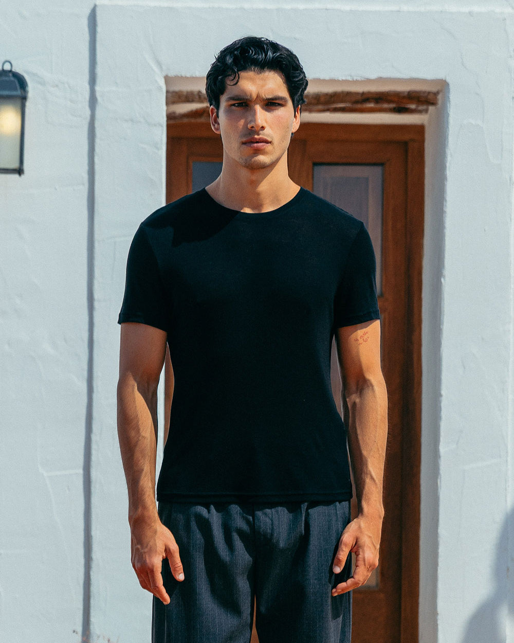 Andre Tencel T-Shirt, Black
