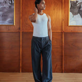 Dylan Trousers, Grey Stripe