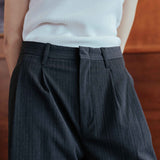 Dylan Trousers, Grey Stripe