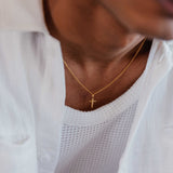 Laszlo Necklace, Gold
