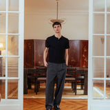 Nils Henley T-Shirt, Black