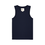 Andersen Waffle Tank, Navy