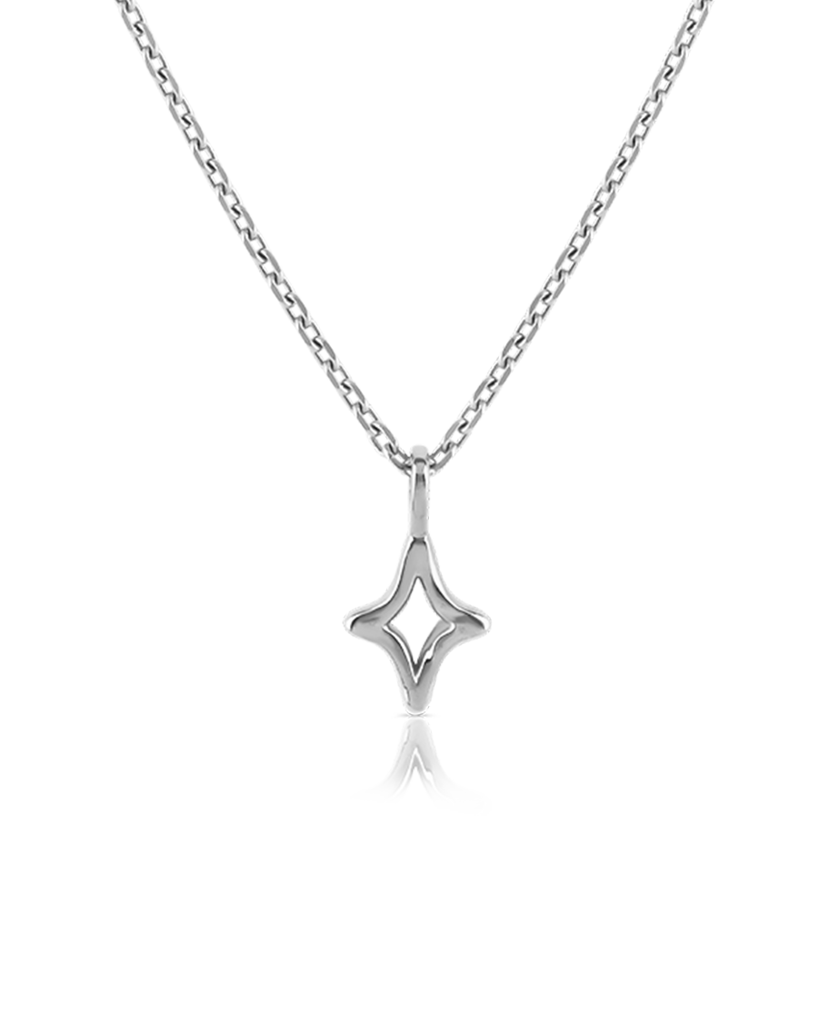 Ansel Necklace, Silver