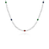 Aubrey Necklace, Silver