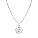 Axel Necklace, Silver