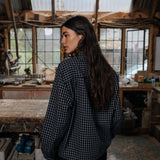 Blaise Checked Shirt, Black