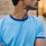 Brando T-Shirt, Sky Blue Ringer