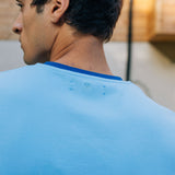 Brando T-Shirt, Sky Blue Ringer