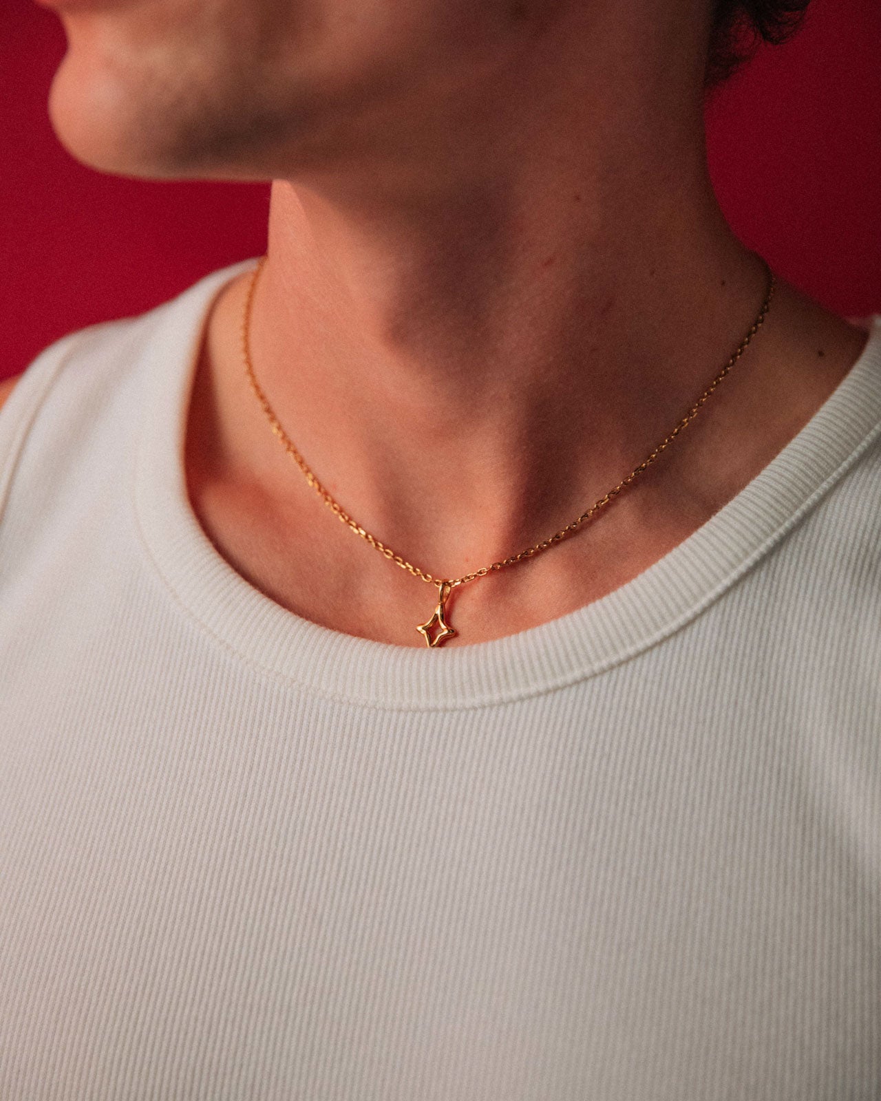 Ansel Necklace, Gold