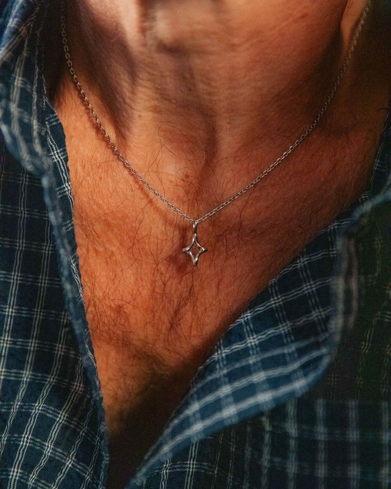 Ansel Necklace, Silver
