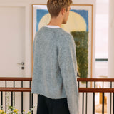 Cleo Mohair Cardigan, Grey