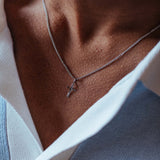 Laszlo Necklace, Silver