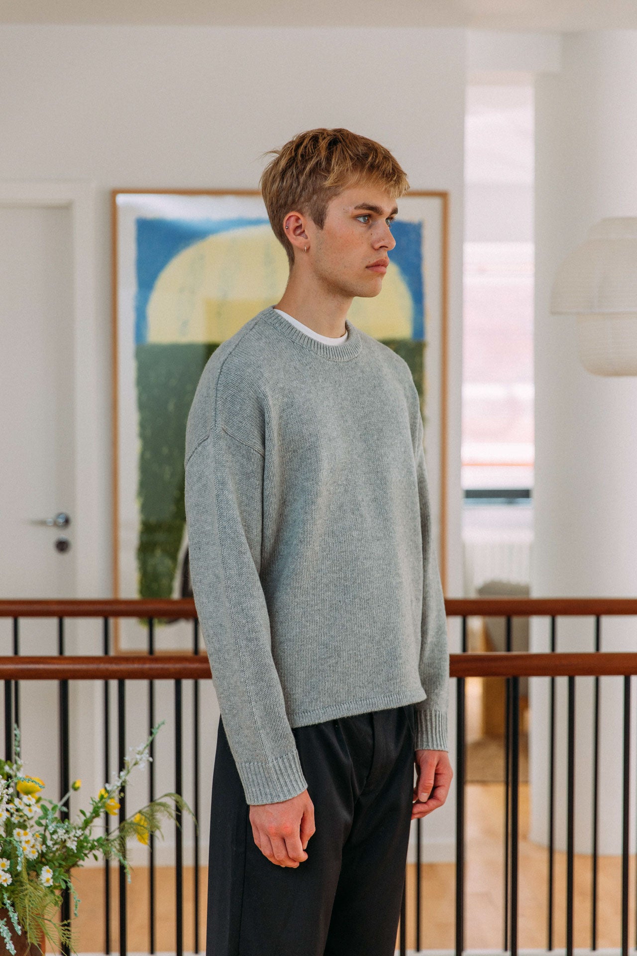 【正規品】bibiy B. TURTLE KNIT グレー 1923 Turtle Neck Grey – Warm RWS Merino Turtleneck Sweater | Pike