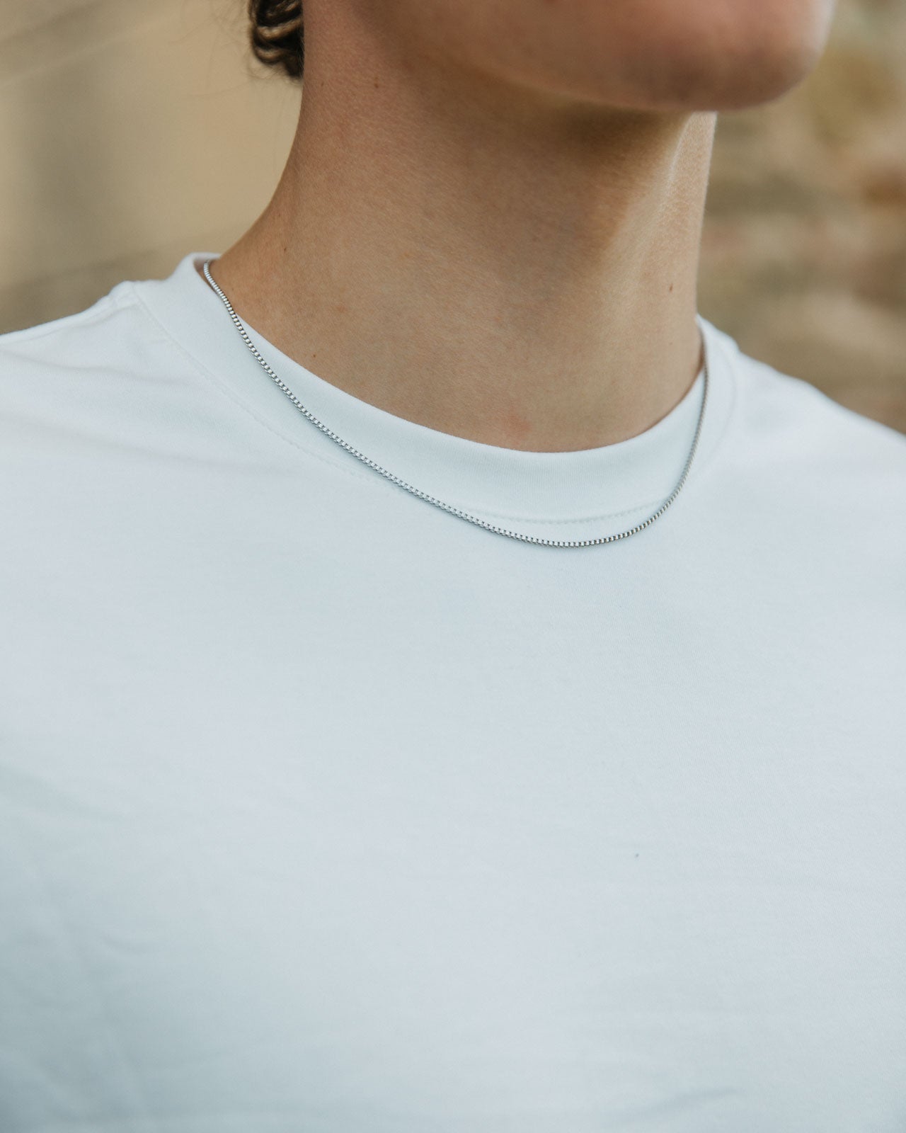 Arlo Necklace, Silver