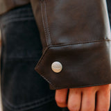 Zayn Leather Jacket, Brown