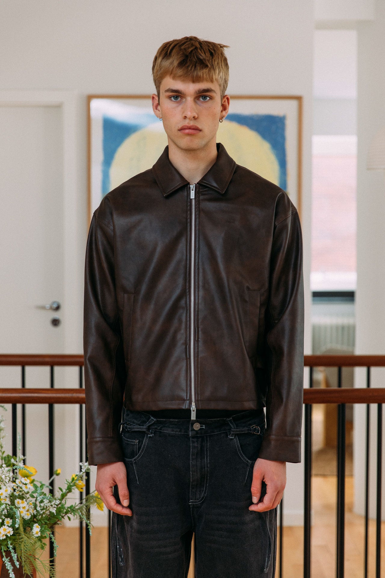 BOTT Stitched Leather Jacket 定価14万3千 Zayn Jacket | 33mm - Inspired by Nostalgia