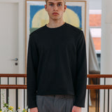 Micah Waffle Jumper, Black