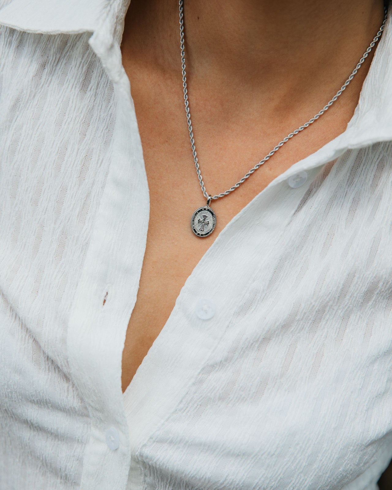 Claudio Necklace, Silver