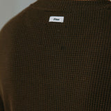 Micah Waffle Jumper, Khaki