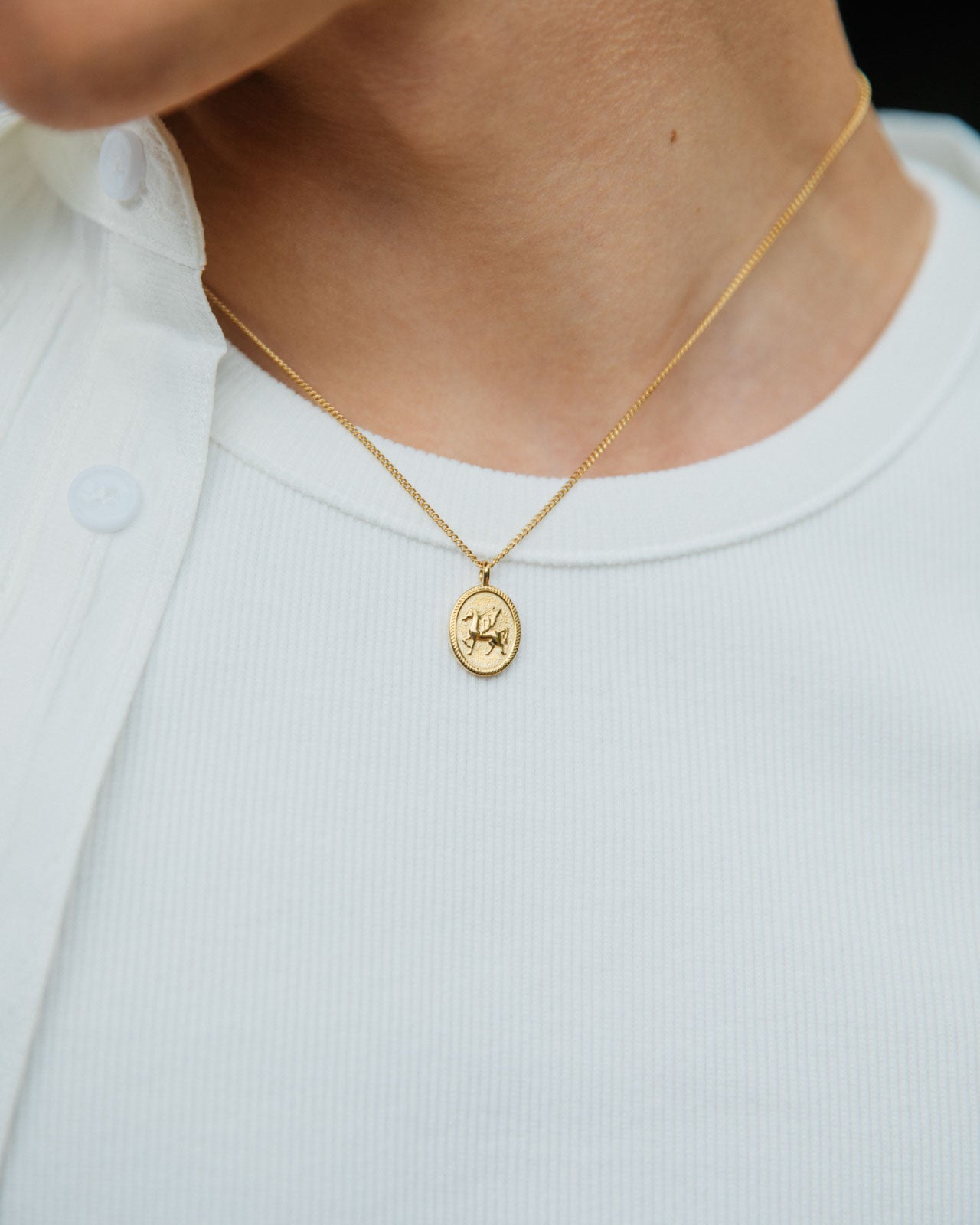 Ciel Necklace, Gold