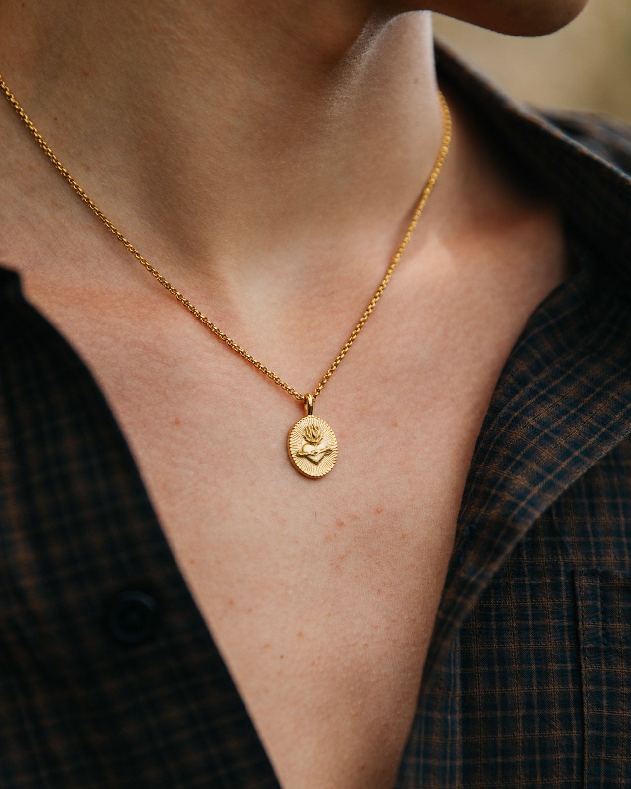 Lazare Necklace, Gold