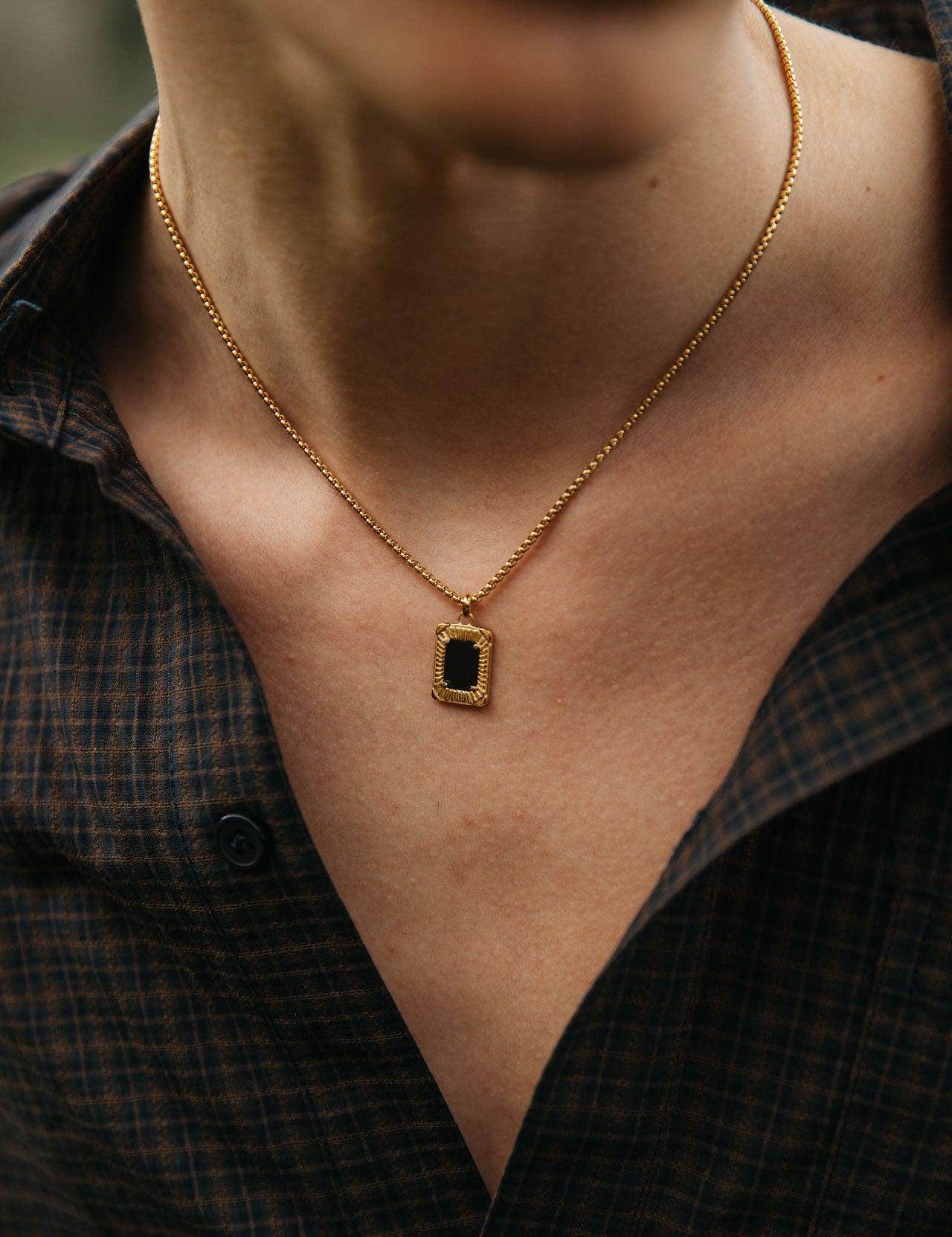Dalton Necklace, Gold