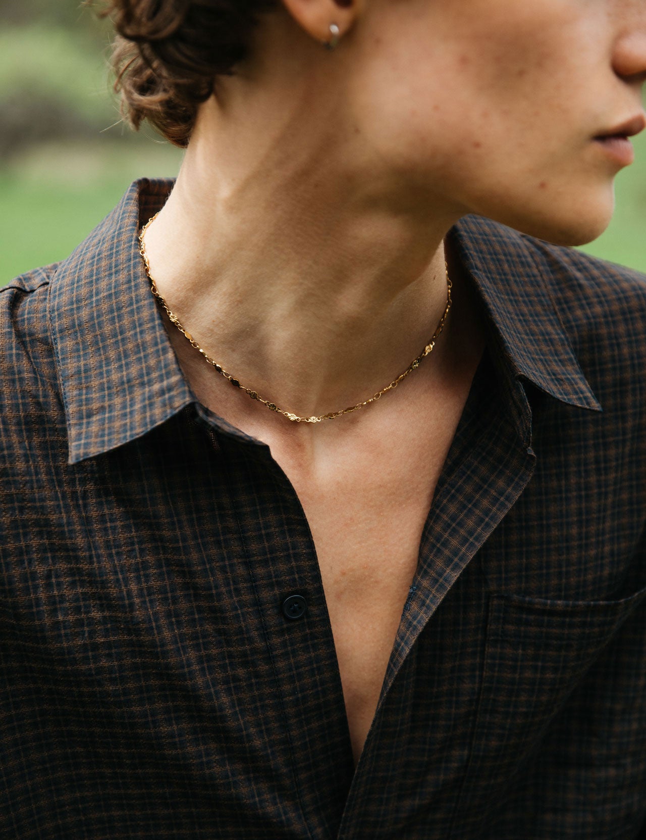 Helio Necklace, Gold