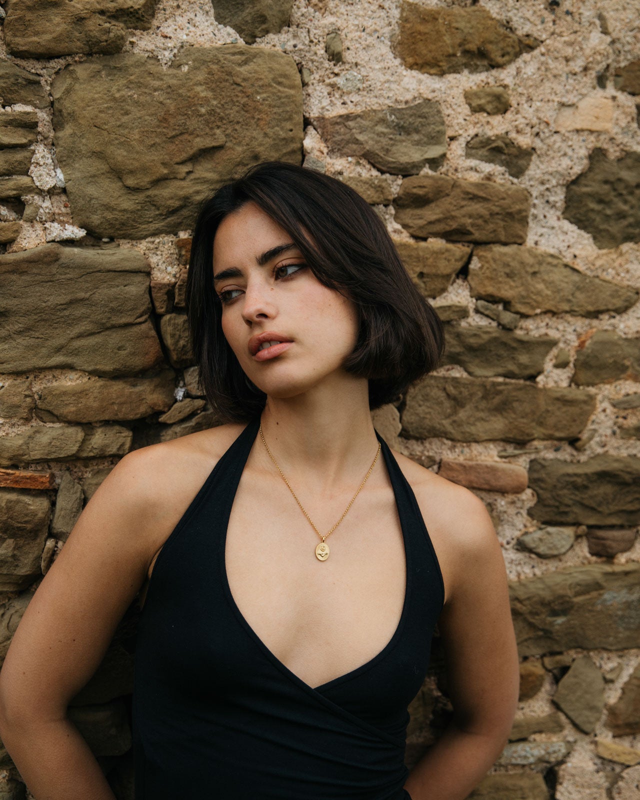 Lazare Necklace, Gold