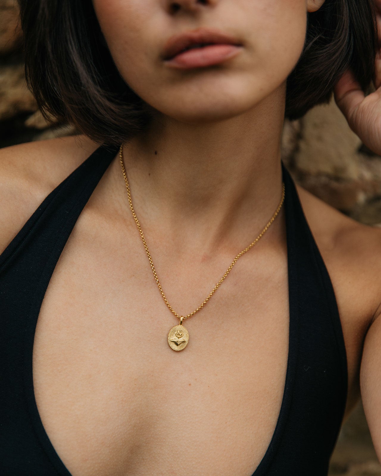 Lazare Necklace, Gold