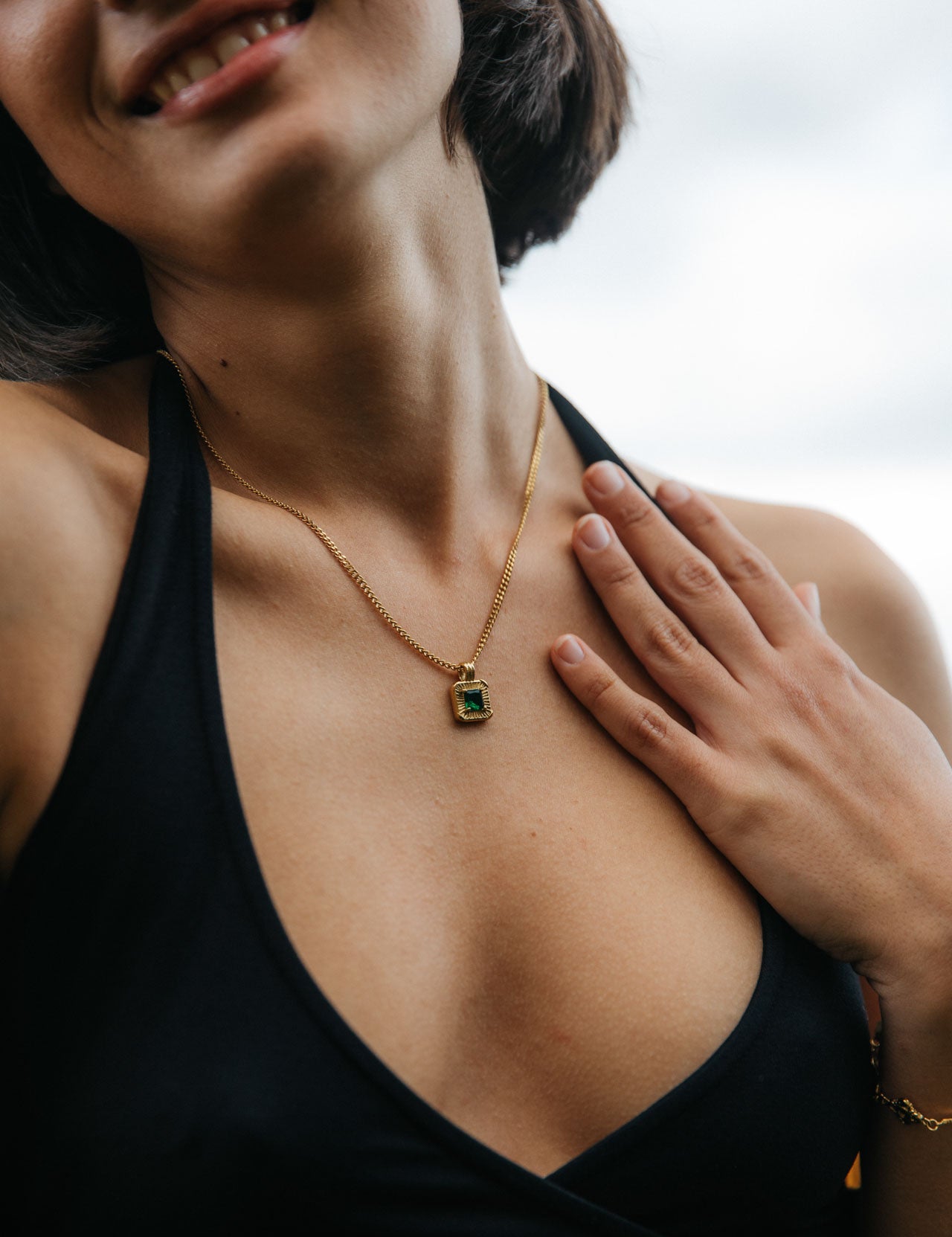 Diaz Necklace, Gold