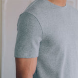 Bernard Ribbed T-Shirt, Grey