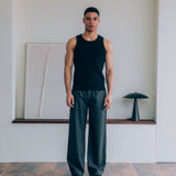 Gerard Pinstripe Trousers, Grey