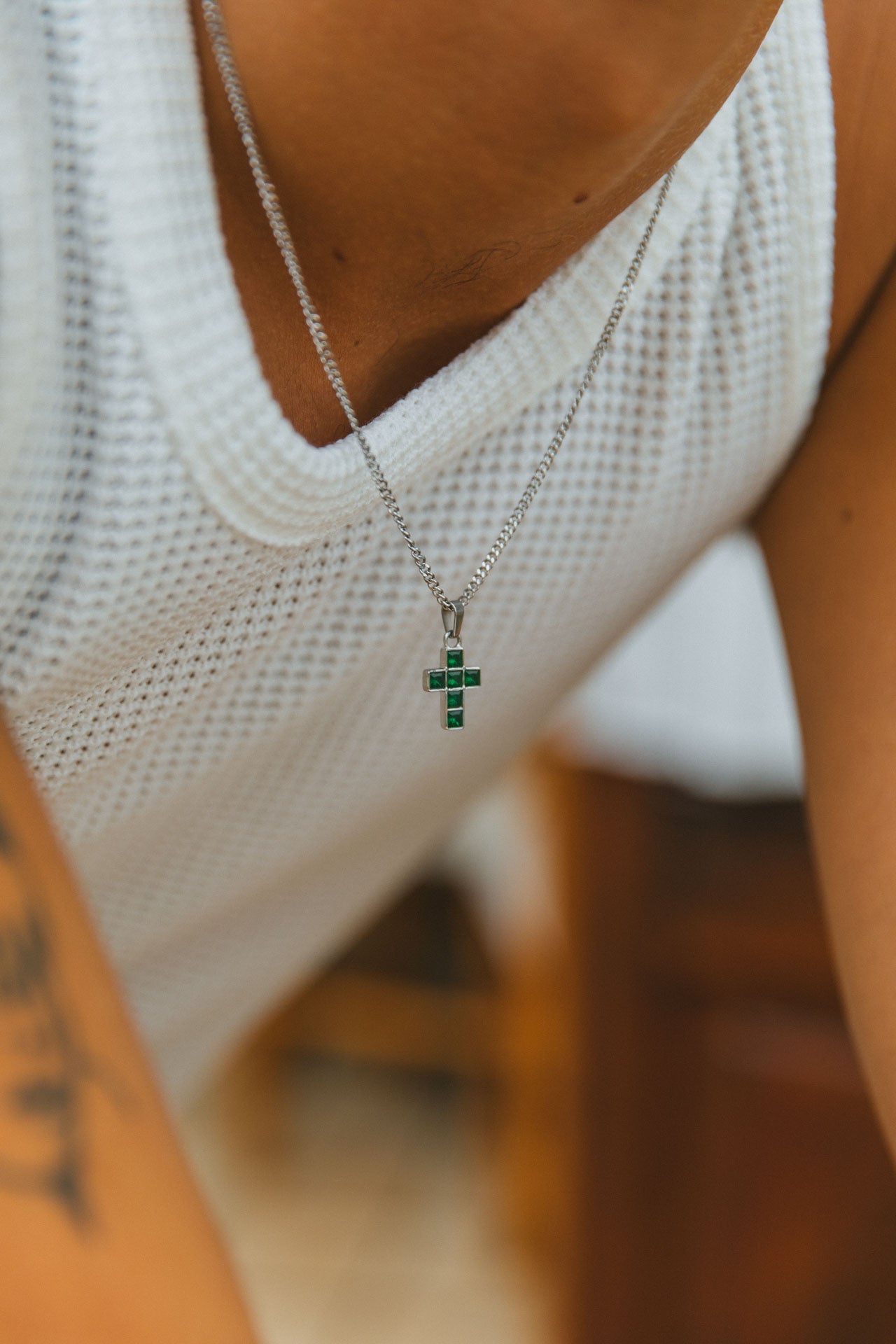 Cruz Silver Necklace| 33mm - Inspired by Nostalgia