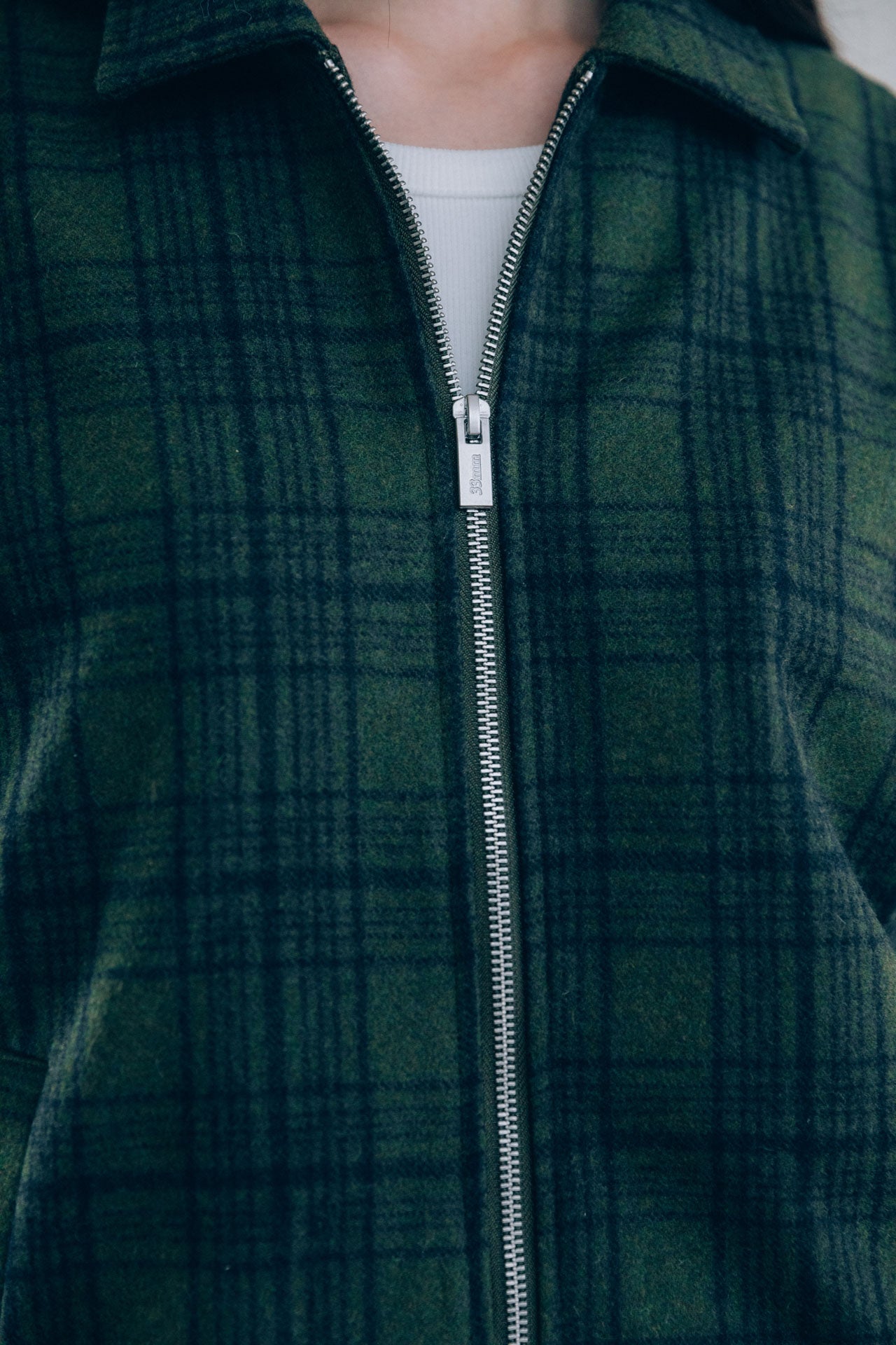 Damien Wool Jacket, Khaki – 33mm