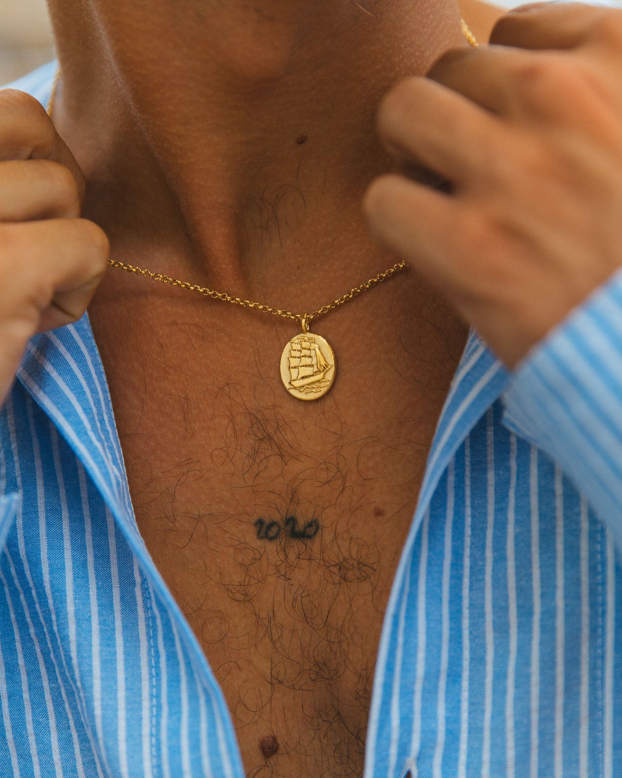 Maren Necklace, Gold