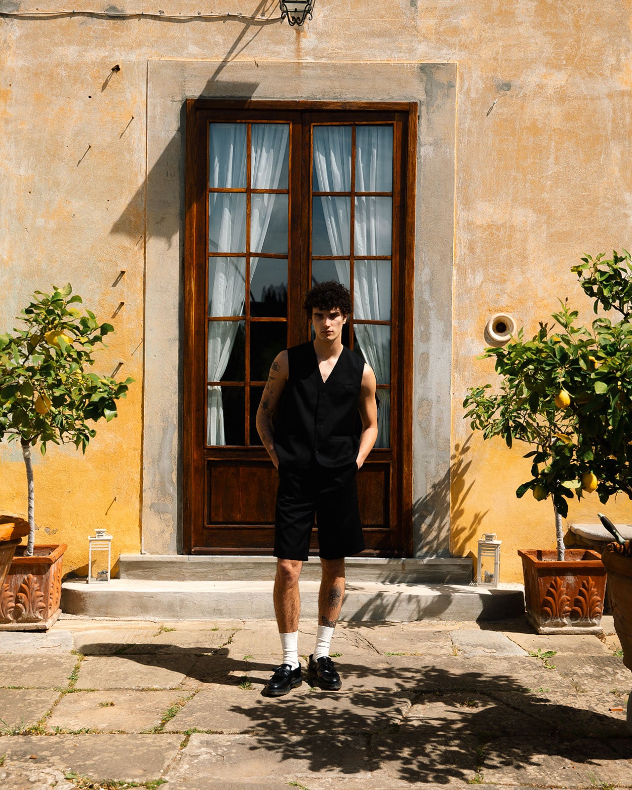 Marlon Cropped Waistcoat