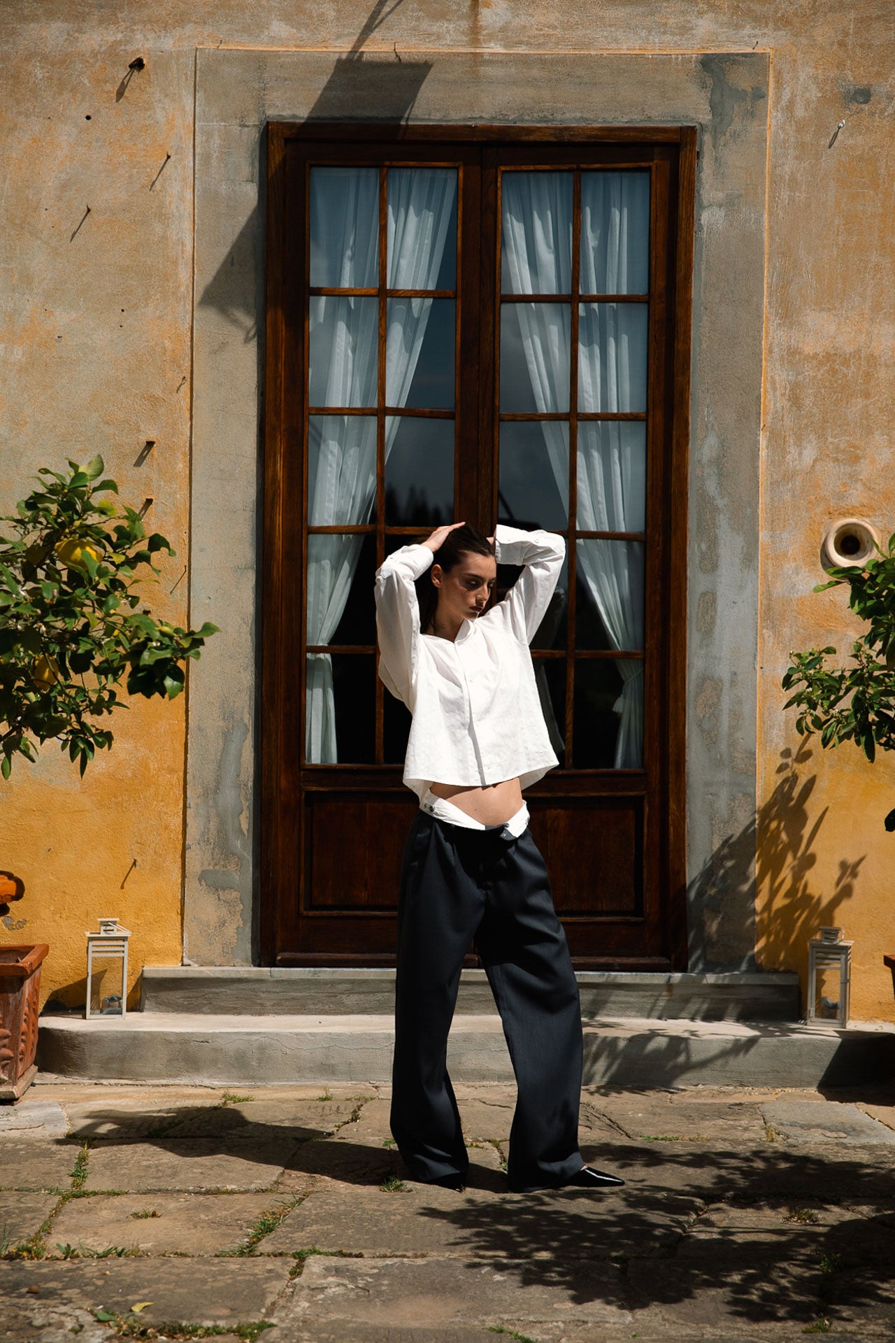 Dylan Grey Trousers | 33mm - Inspired by Nostalgia