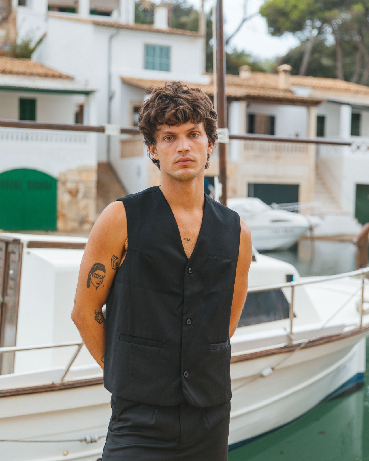 Marlon Cropped Waistcoat