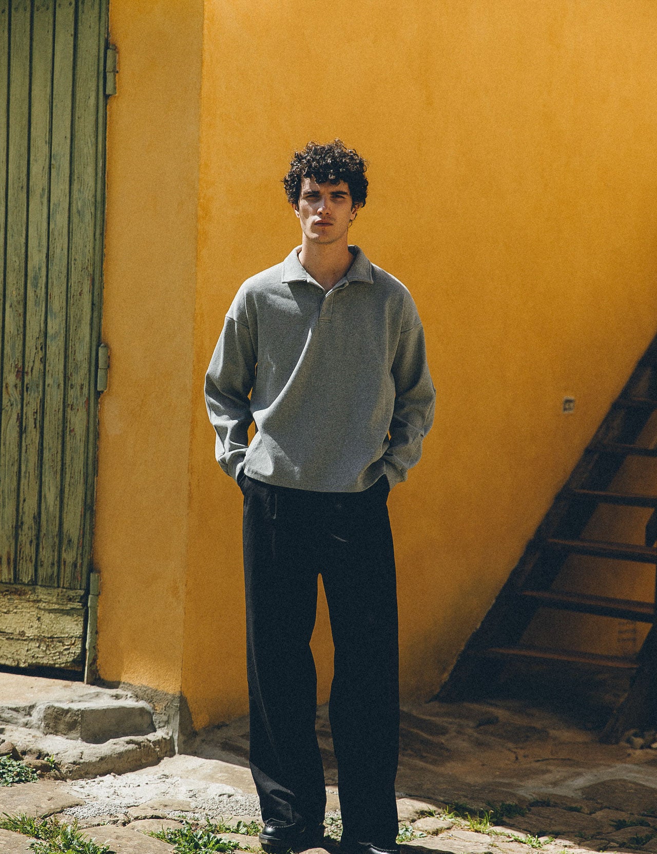 Mateo Cotton Polo, Khaki