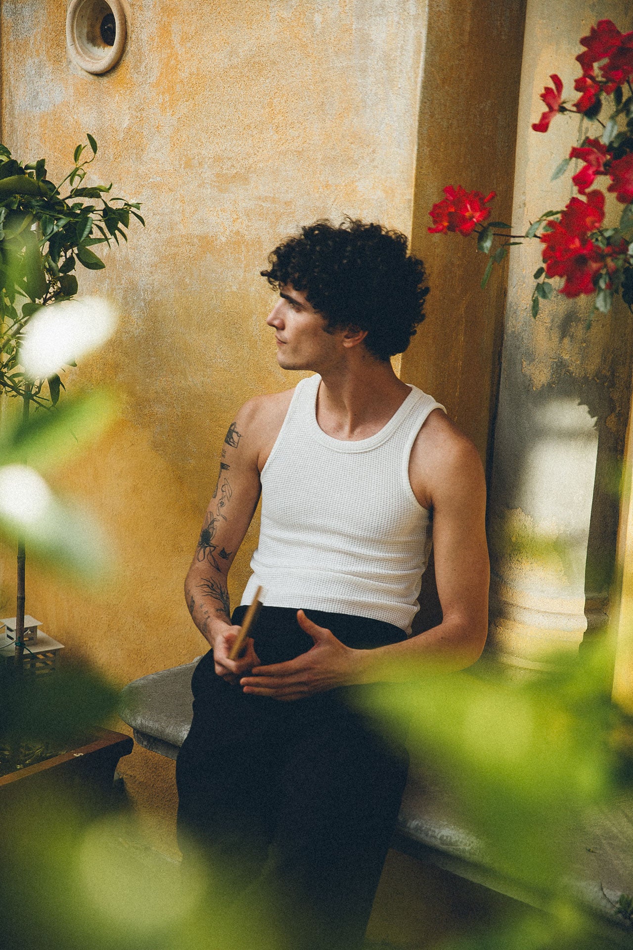 Andersen White Tank Top | 33mm - Inspired by Nostalgia