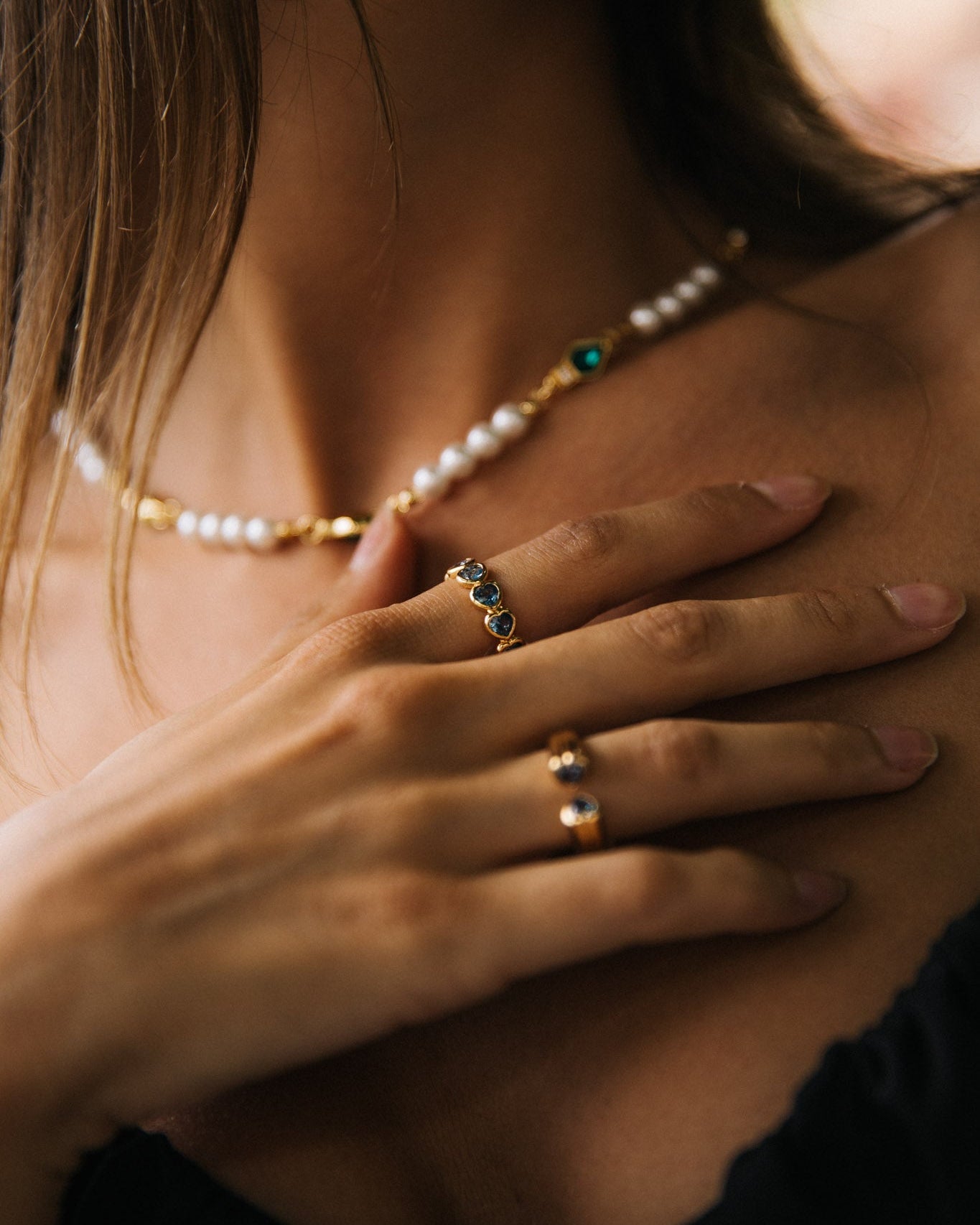 Paris Ring, Blue/Gold