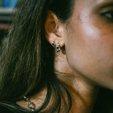 Ezra Earring, Silver