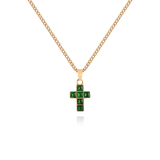 Cruz Necklace, Gold