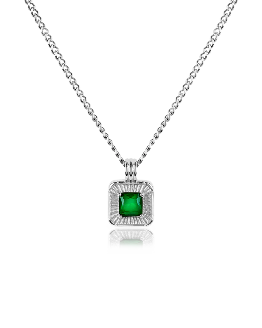 Diaz Necklace, Silver