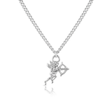 Eros Necklace, Silver