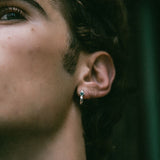 Ezra Earring, Silver