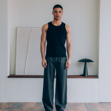 Gerard Pinstripe Trousers, Grey